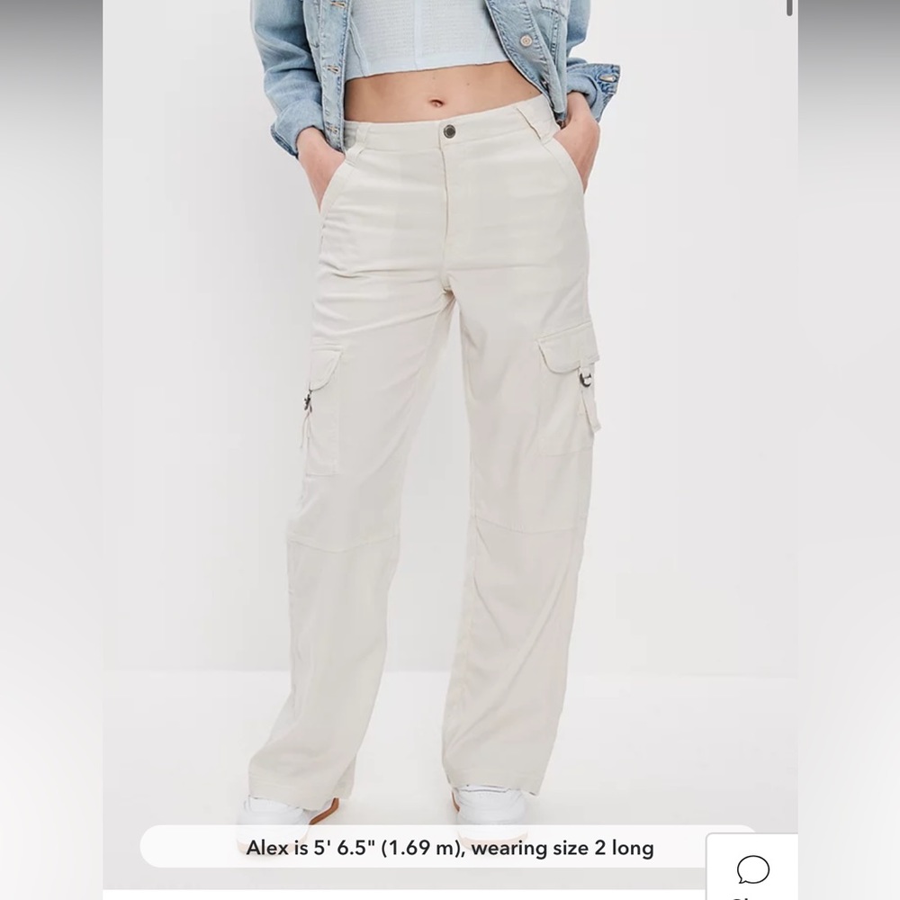 00 short- AE Dreamy Drape Stretch Super High-Waisted Cargo Baggy Wide-Leg Pant